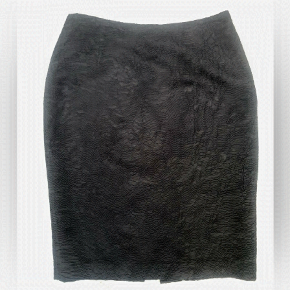 Sunny Choi textured  black pencil skirt size 4